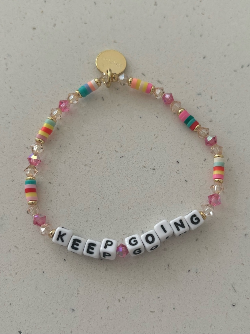 Little Words Project Keep Going bracelet